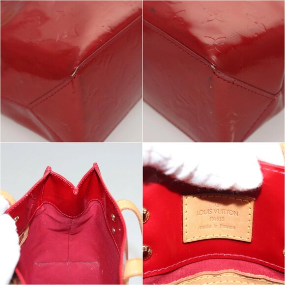 LOUIS VUITTON Monogram Vernis Reade PM Hand Bag Pomme D'amour M91990 Auth BA1427 - Picture 14 of 14